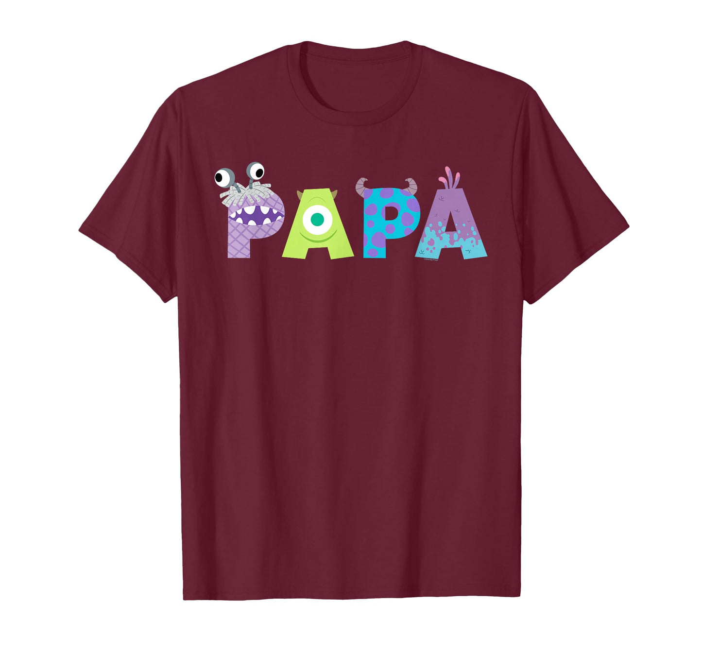 Disney and Pixar's Monsters, Inc. Papa Father's Day Birthday T-Shirt