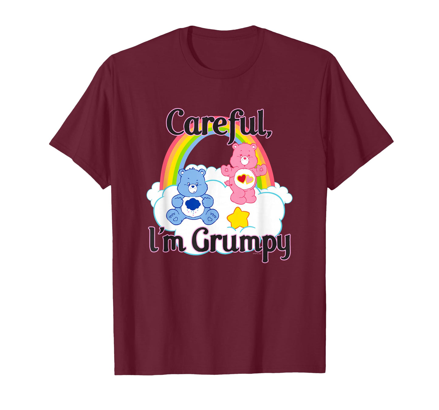 Care Bears Careful, I'm Grumpy Cute Retro Cartoon T-Shirt