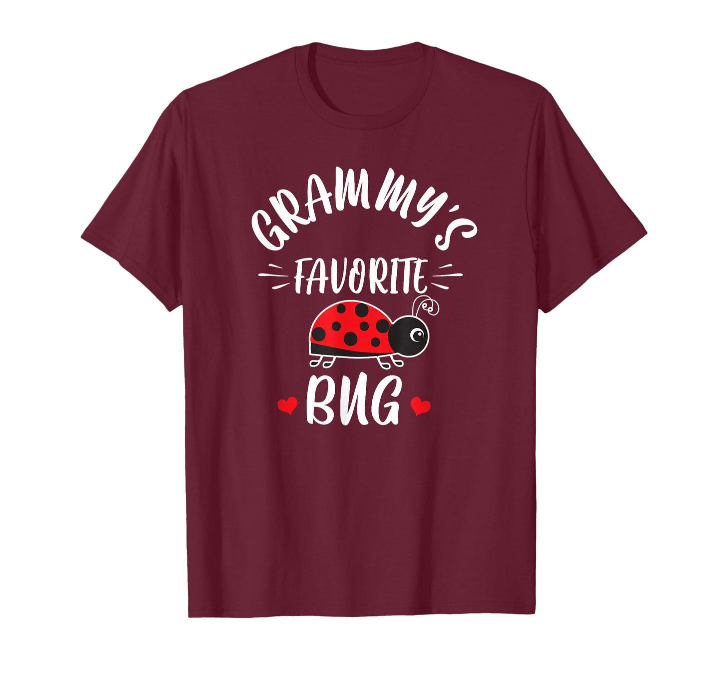 Grammy's Favorite Bug For Kids From Grammy Grandma Ladybug T-Shirt