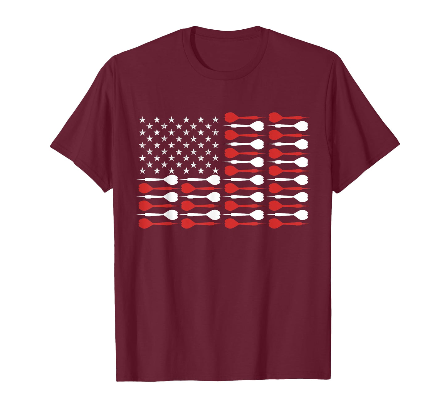 American Flag Darts Vintage US Patriot Dart Player Gift Women Men T-Shirt