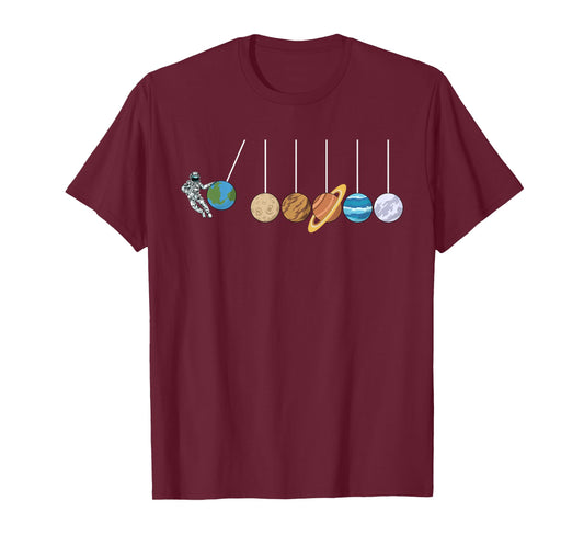Solar System Cradle Funny Astrophysicist T-Shirt