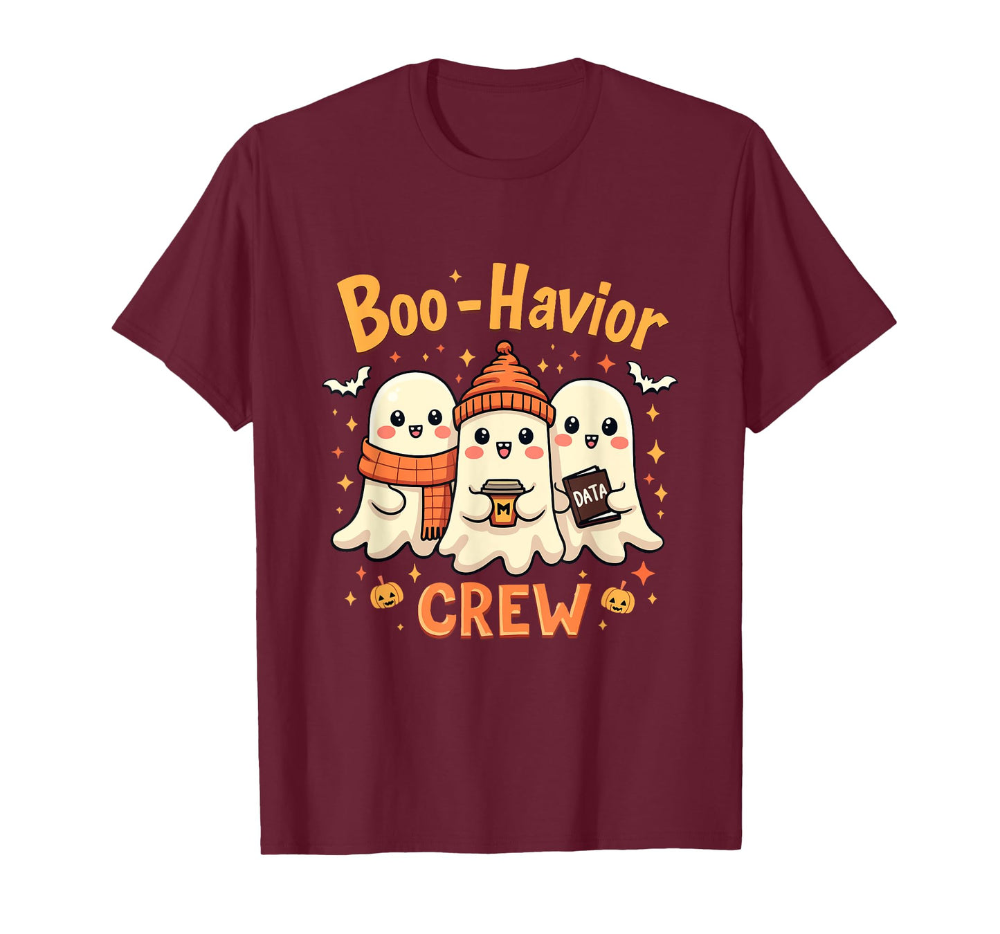 Boo-Havior Crew Cute Ghosts ABA Behavior Analyst Halloween T-Shirt