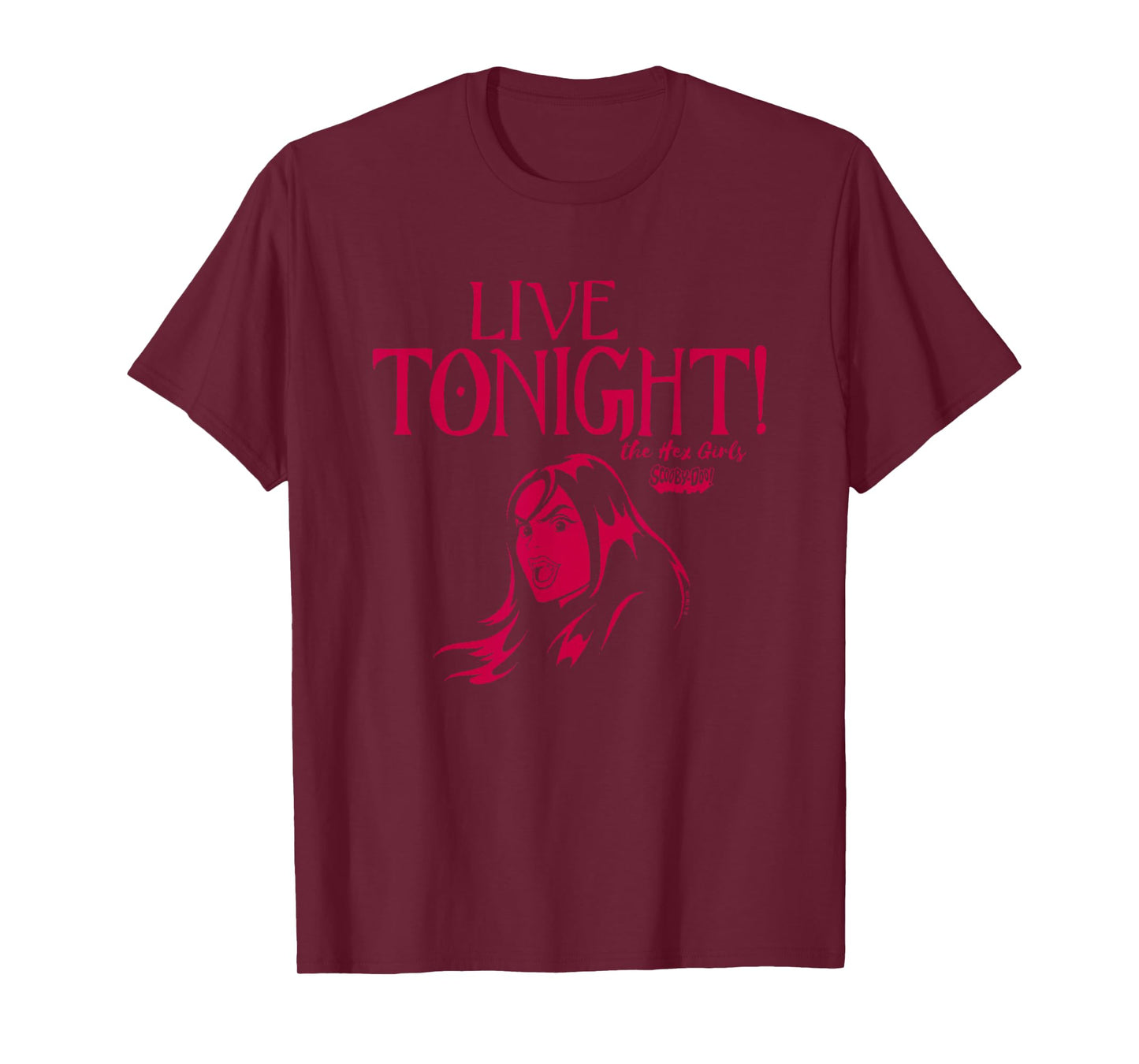 Scooby-Doo Live Tonight! The Hex Girls Silhouette Chest Logo T-Shirt