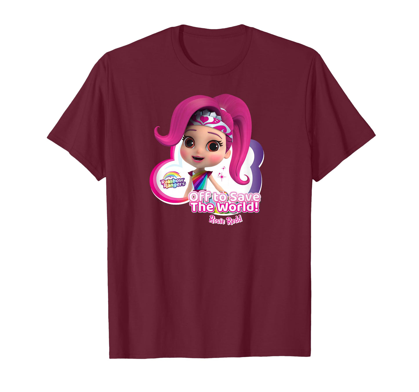 Rainbow Rangers Rosie Redd "Off to Save the World!" T-Shirt