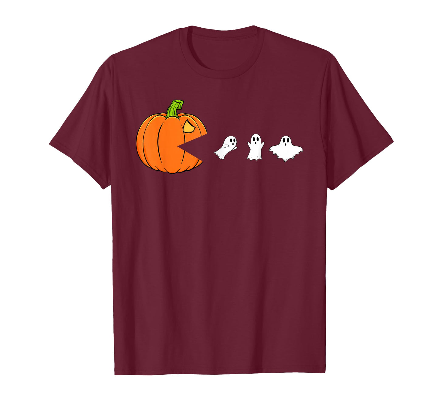 Halloween Pumpkin Funny Ghosts Gamer Boys Kids Women Men T-Shirt