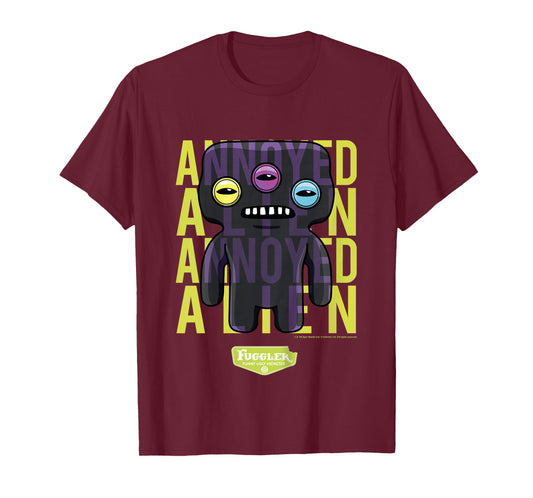 Fuggler Annoyed Alien Black Laboratory Misfits Kids T-Shirt