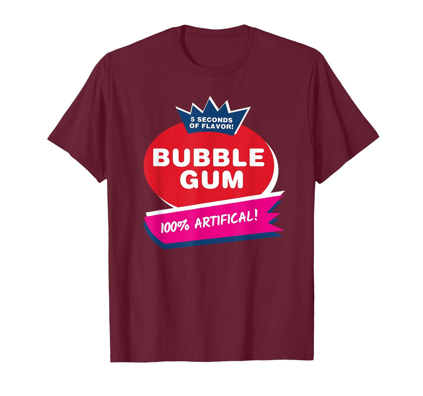 Funny Pink Bubble Gum Halloween Costume T-Shirt