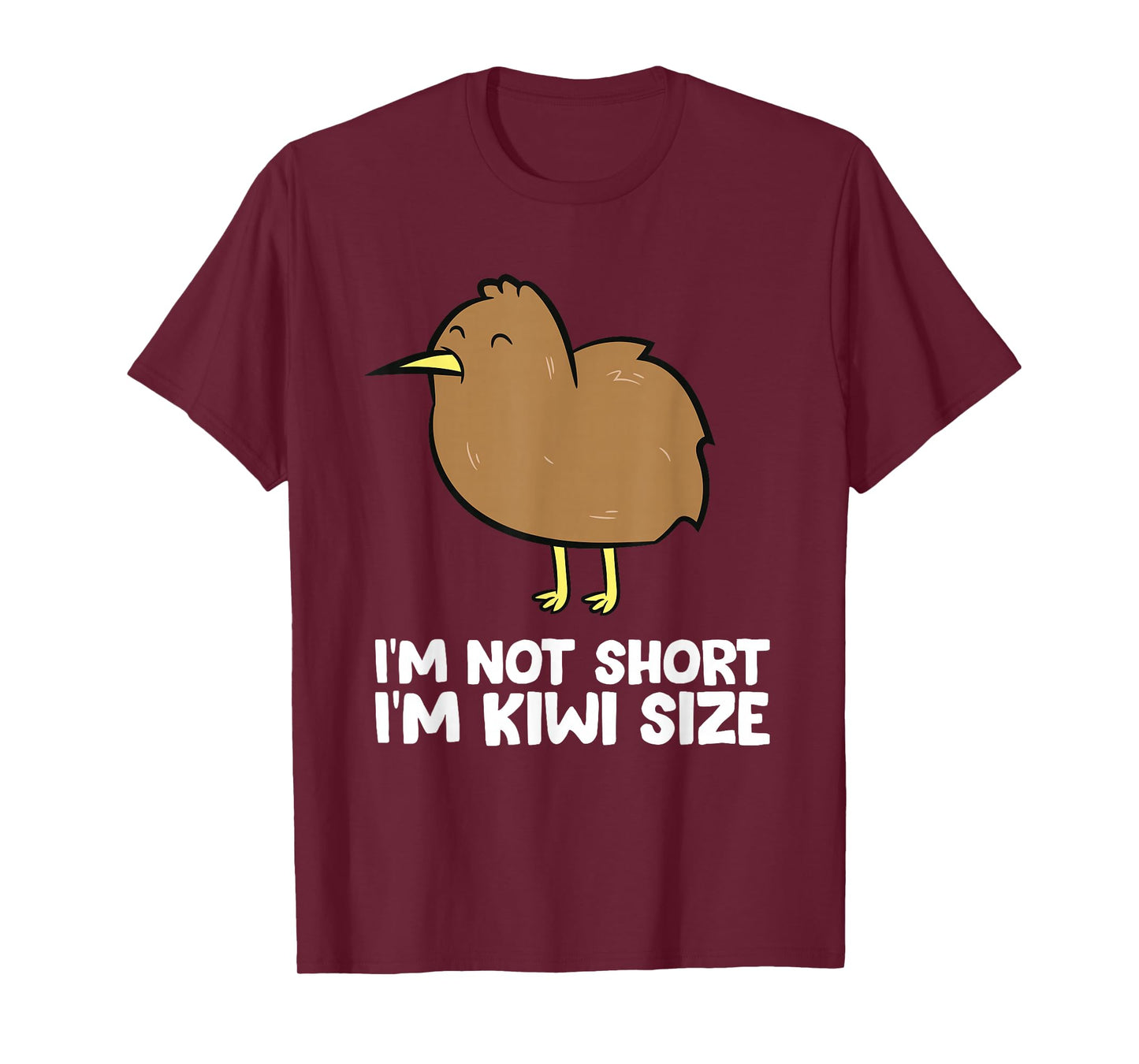 Cute Kiwi Bird Im Not Short Love Kiwi Birds T-Shirt