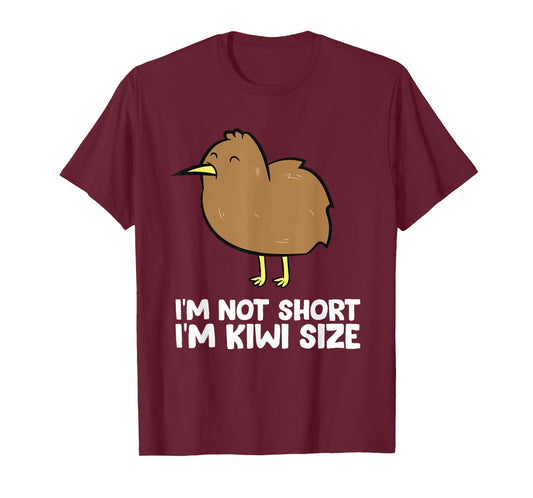 Cute Kiwi Bird Im Not Short Love Kiwi Birds T-Shirt
