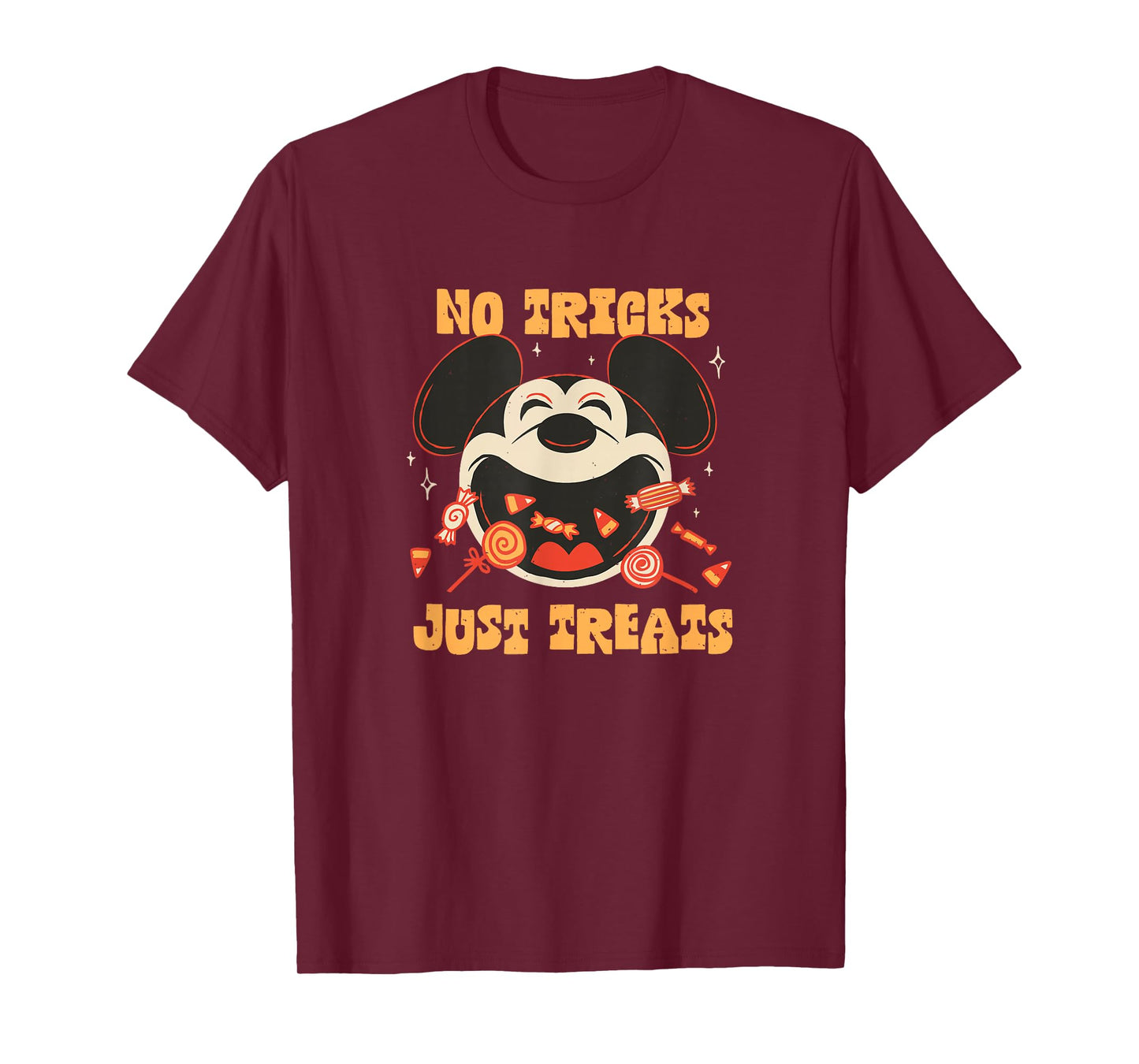 Disney Mickey And Friends Halloween No Tricks Just Treats T-Shirt