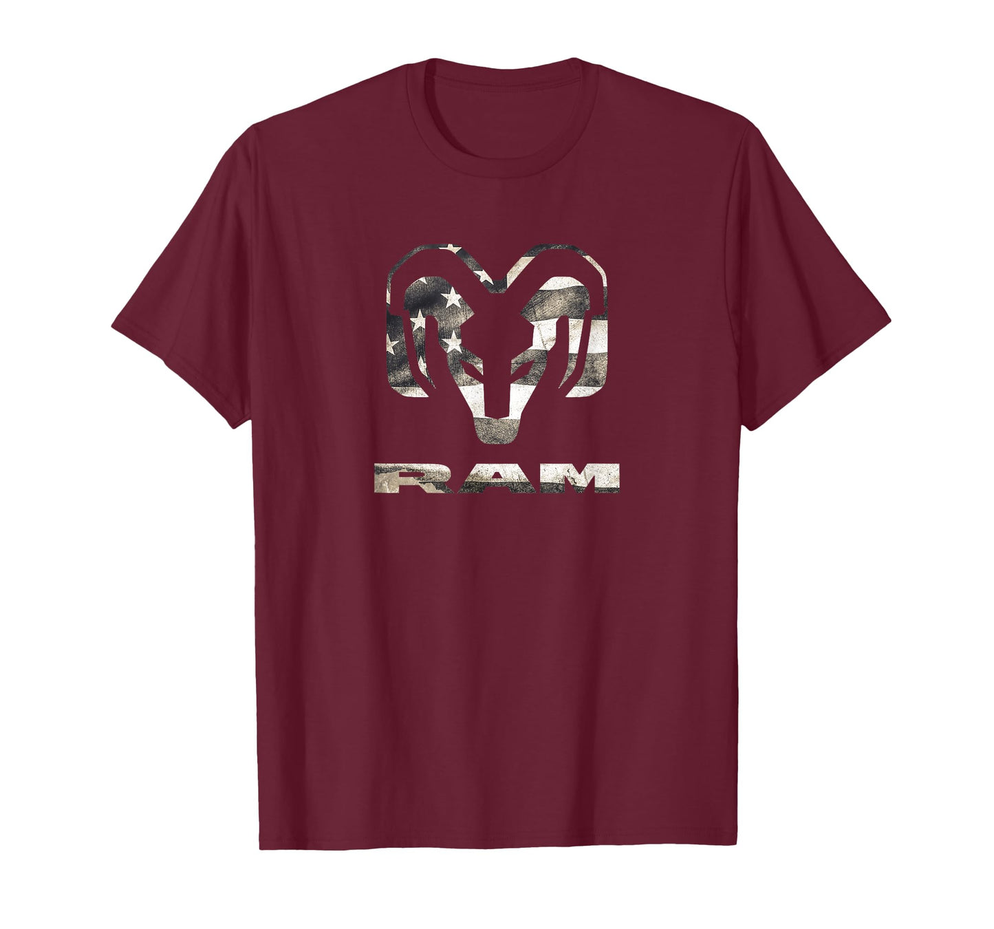 Ram Grey Flag Logo Officially Licensed T-Shirt