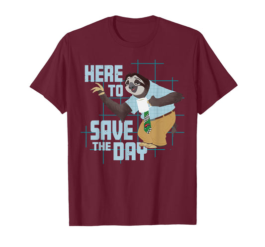 Disney Zootopia 2 Flash Sloth Here to Save The Day Funny T-Shirt