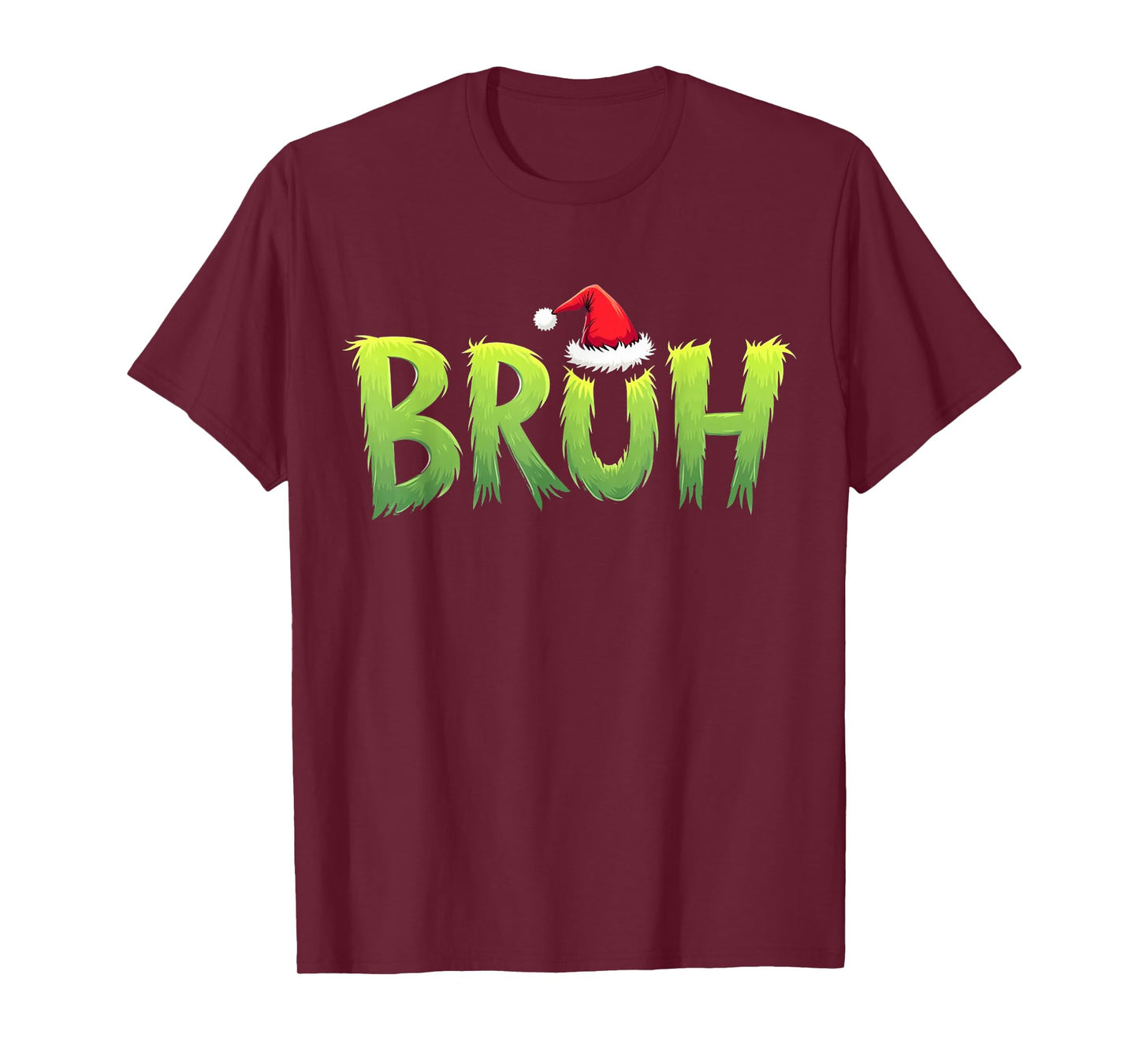 Bruh Christmas Kids Teens Boys Funny Christmas Humor Meme T-Shirt