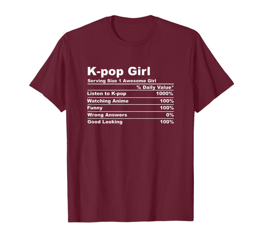 K-pop Girl Kpop Anime Gift T-Shirt
