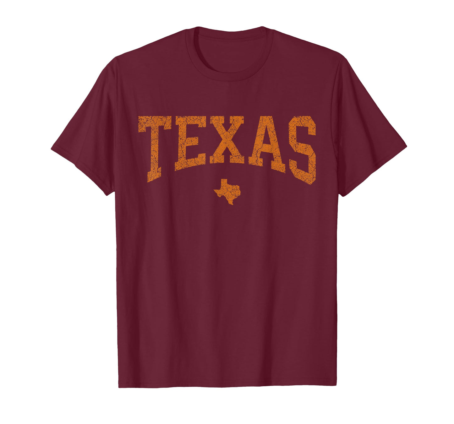 Texas T Shirt Women Men Kids Texas State Map Distressed T-Shirt