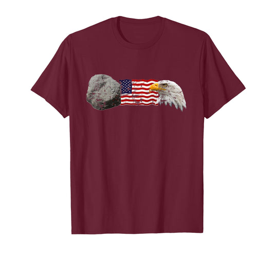 Sevenaces Rock Flag Eagle t-shirt T-Shirt