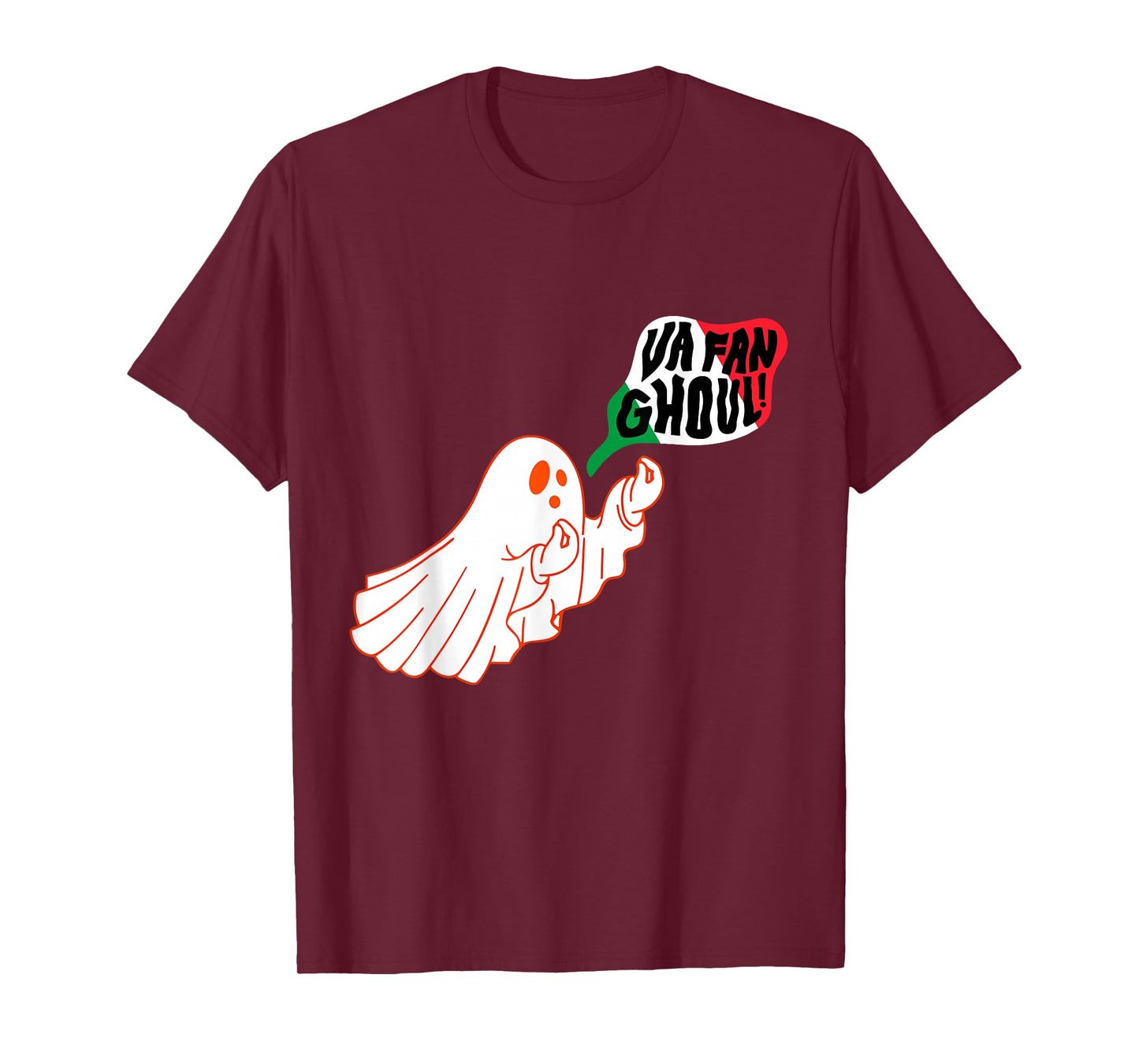 Va Fan Ghoul Italian Halloween Ghost T-Shirt