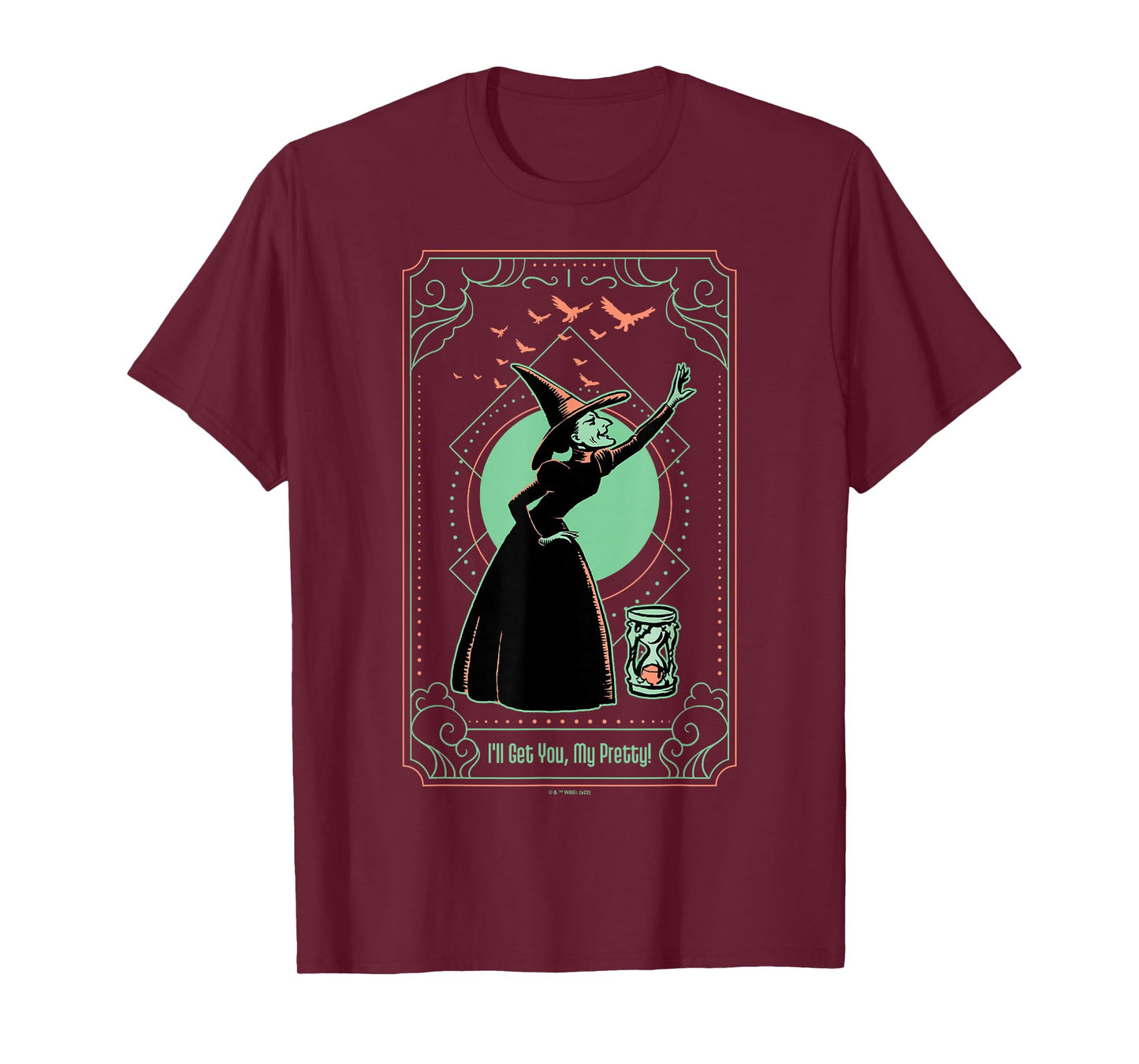 The Wizard of Oz Wicked Witch I'll Get You My Pretty Tarot T-Shirt