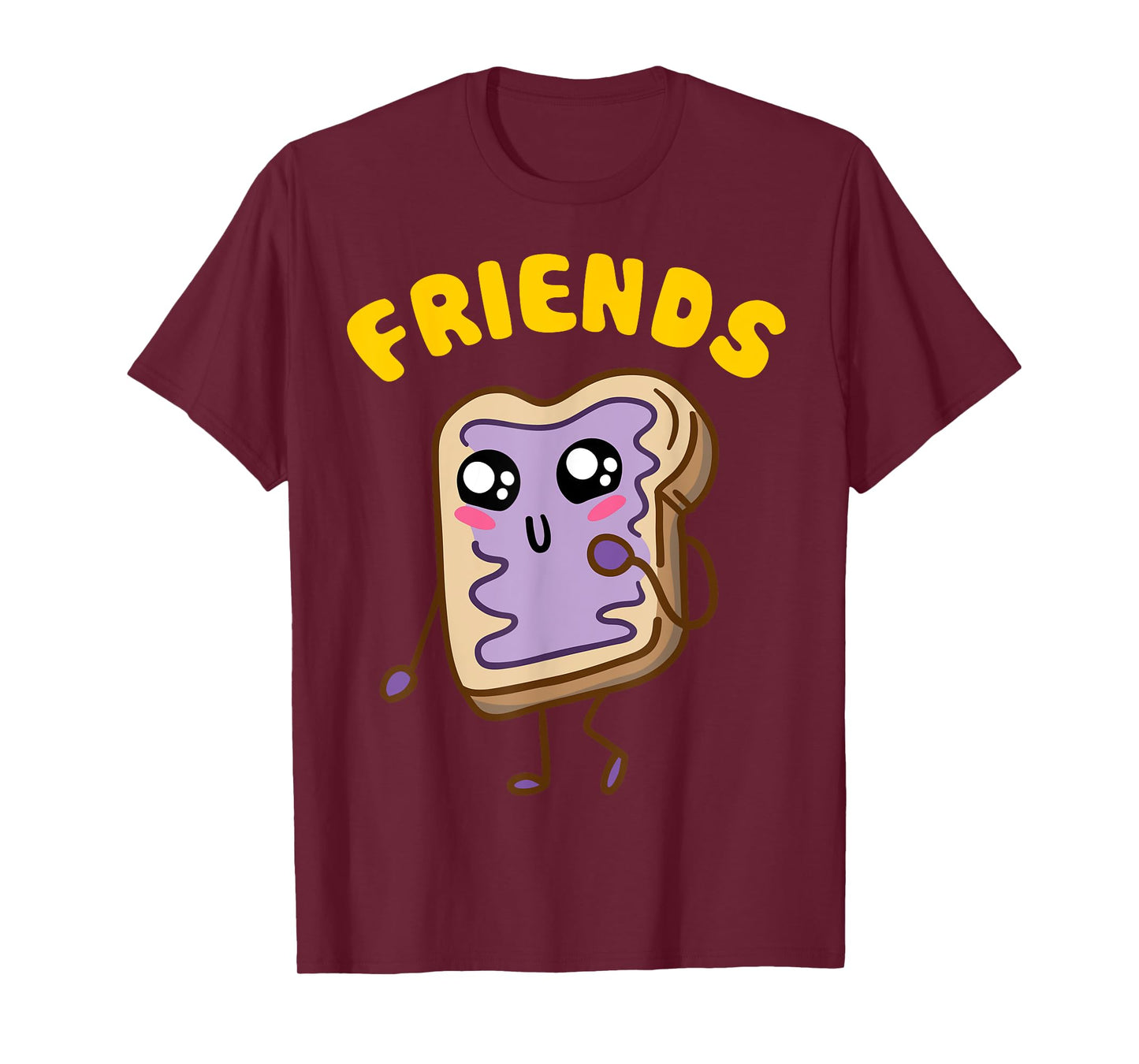 Kawaii Peanut Butter - Jelly - 2/2 BFF Best Friends Matching T-Shirt