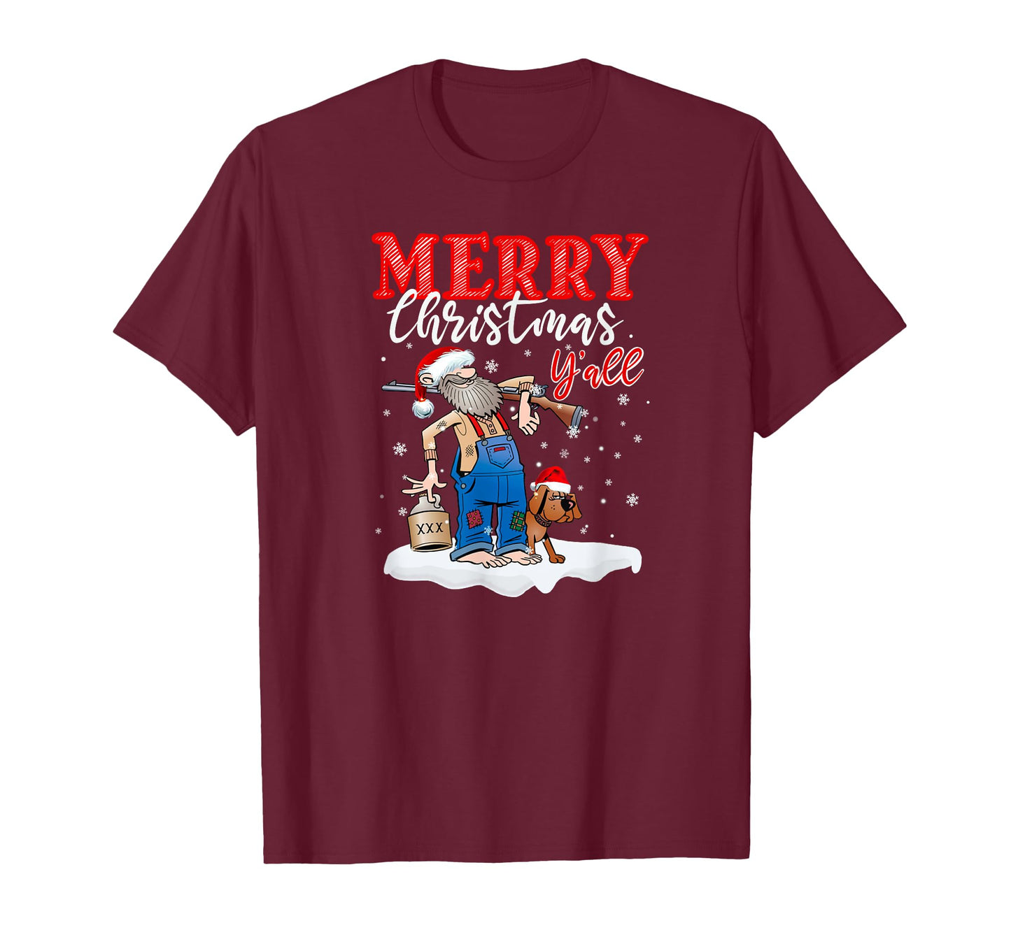Merry Christmas Y'all, Country Christmas in the Mountains T-Shirt