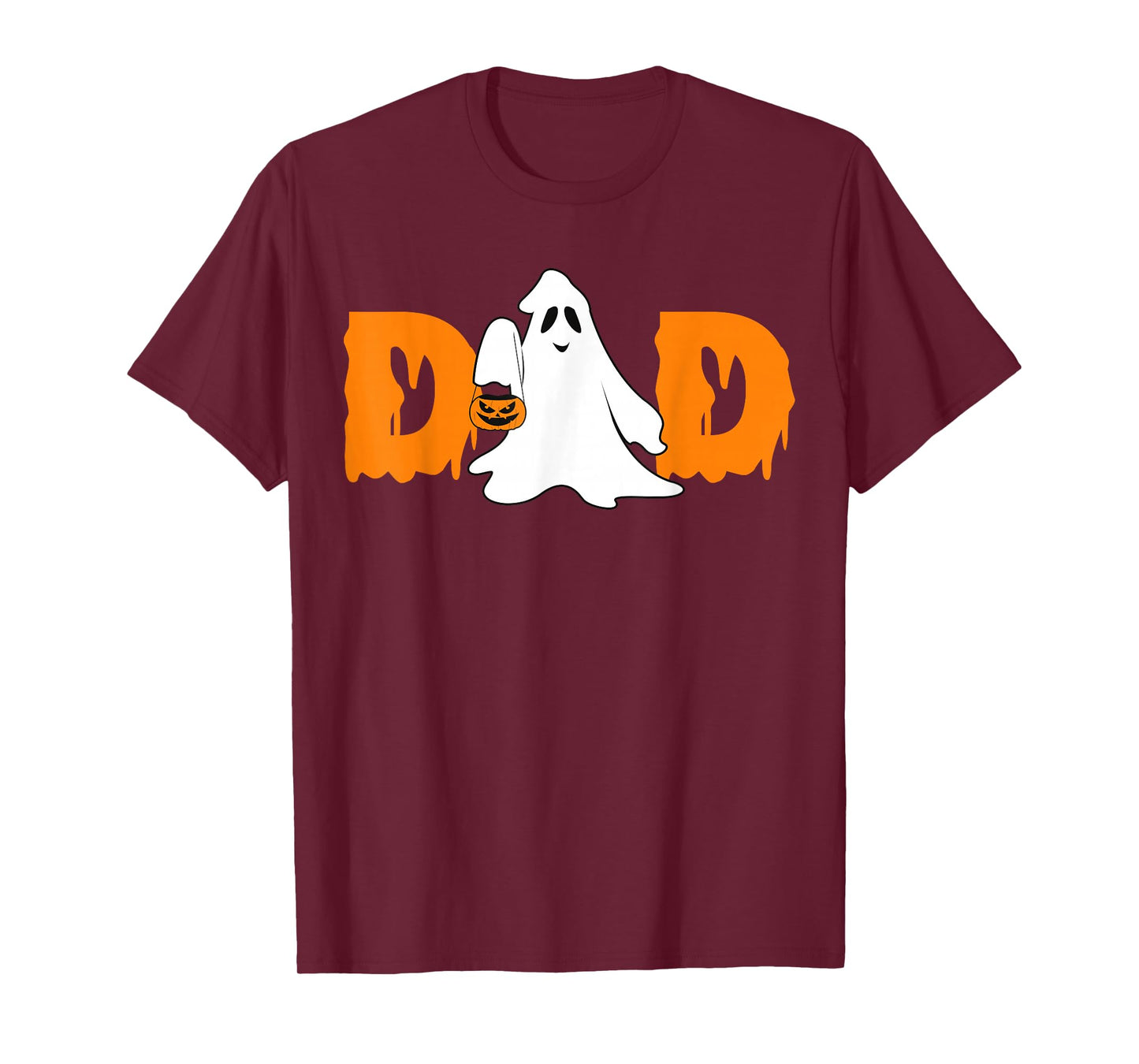 Fun Boo Ghost Dad Halloween Costume Outfit Spooky Mens T-Shirt