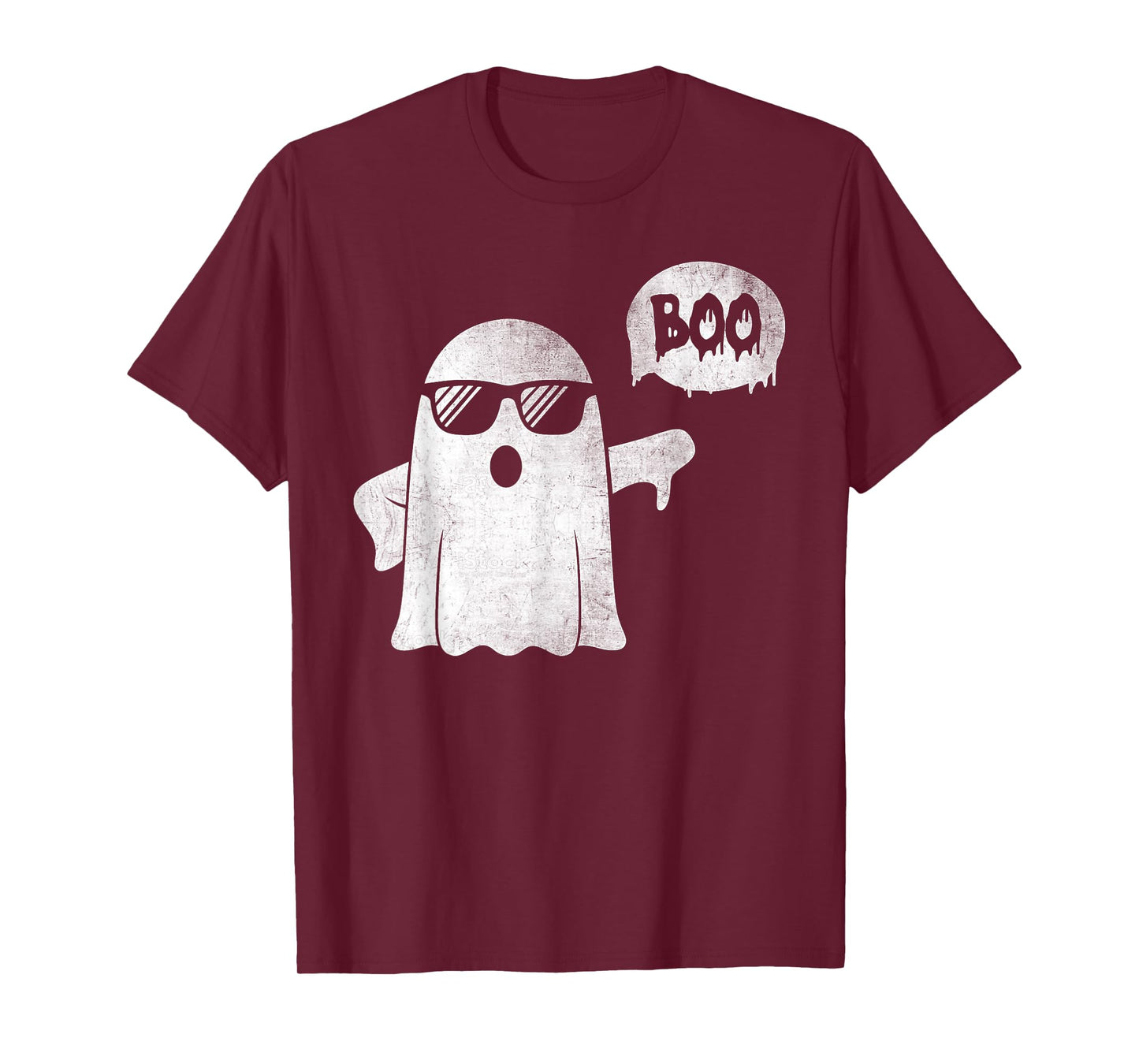 Thumbs Down Boo Ghost Funny Halloween Spooky Boo Men Women T-Shirt