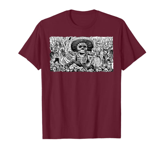 Vintage Mexico Day Of The Dead TShirt - Dia De Los Muertos T-Shirt