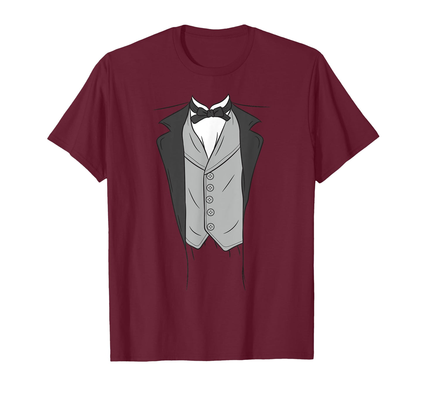 Hallows Eve Throwback Patriotic Suit Lazy Outfit Funny Abraham Lincoln Halloween Abe Tuxedo Easy DIY Costume T-Shirt