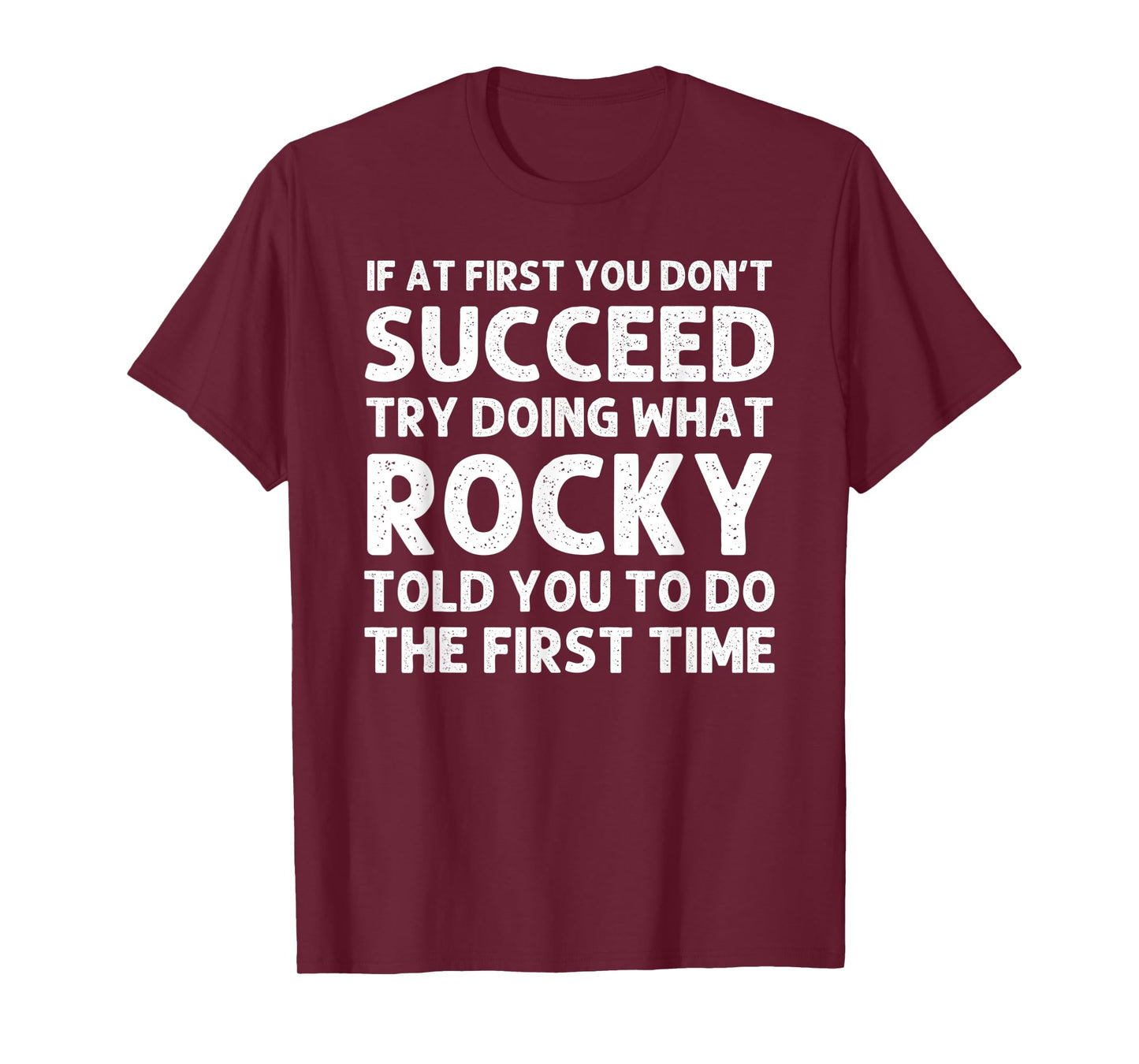ROCKY Gift Name Personalized Birthday Funny Christmas Joke T-Shirt