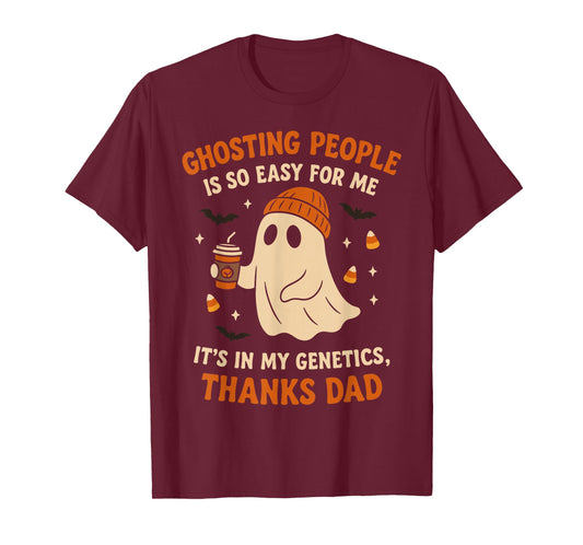 Ghosting People Funny Spooky Halloween Ghost T-Shirt