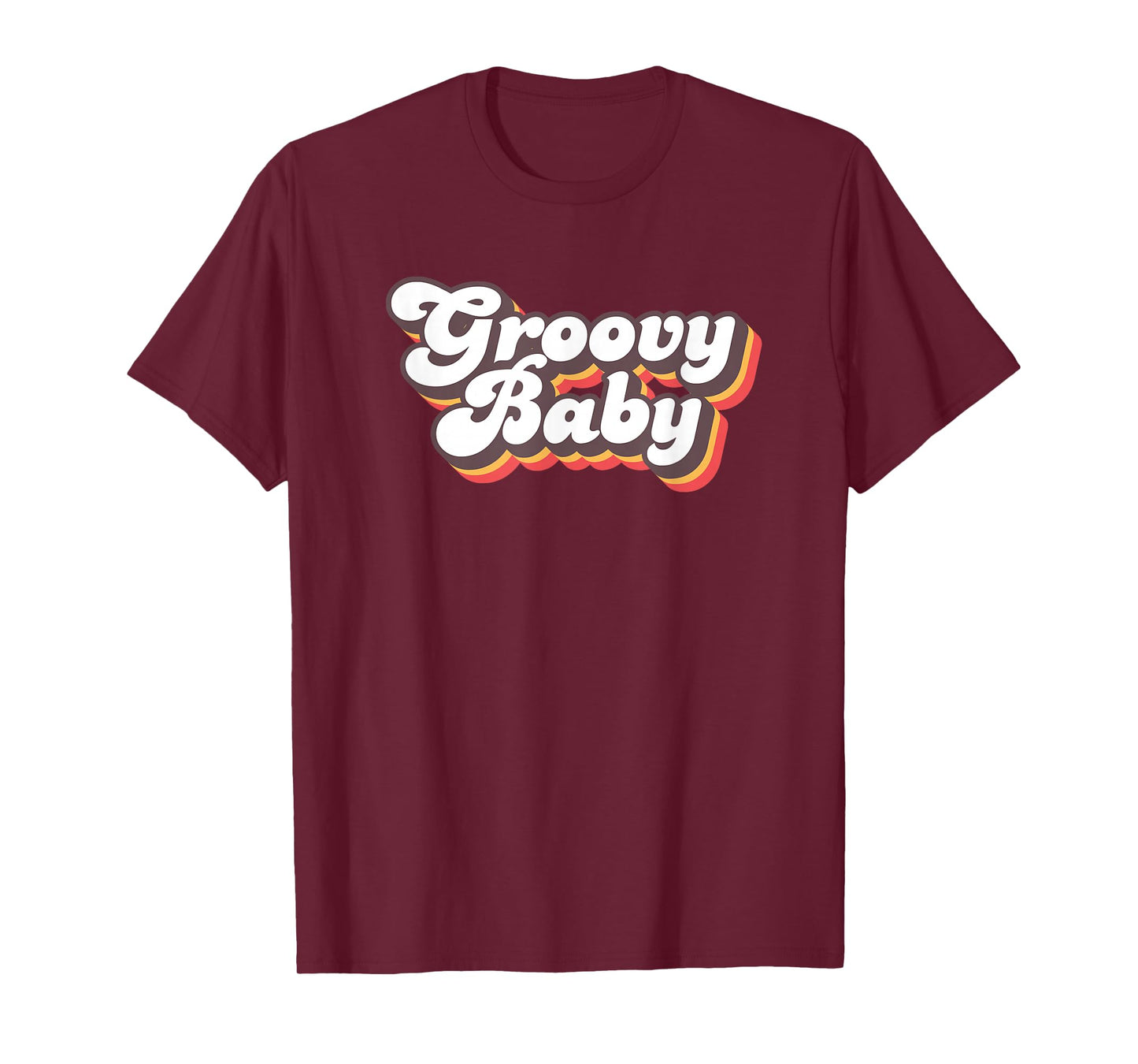 Retro Seventies Style Groovy Baby 70s Fancy Dress T-Shirt