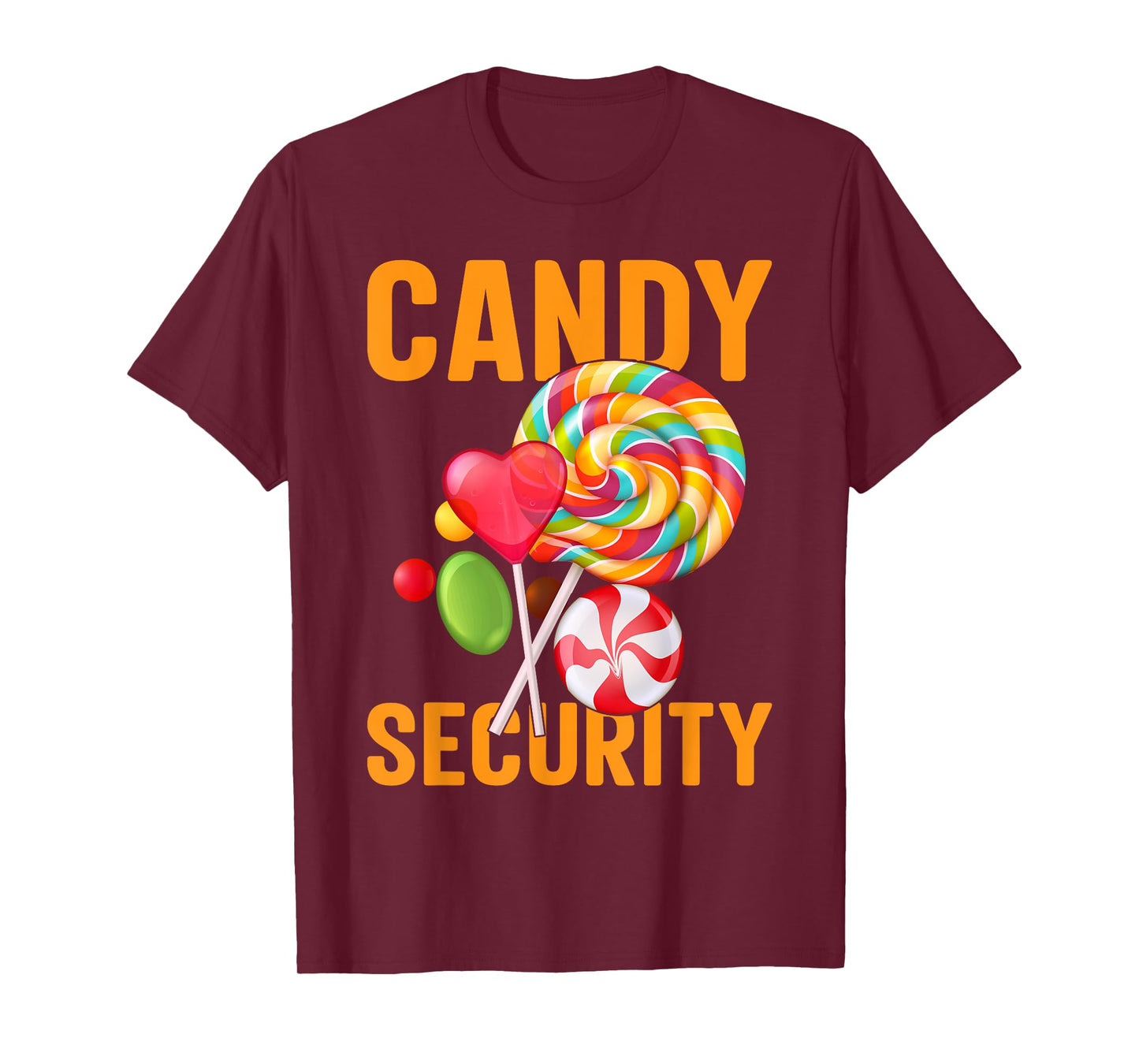 candy land costumes adult candy land tee candy security T-Shirt
