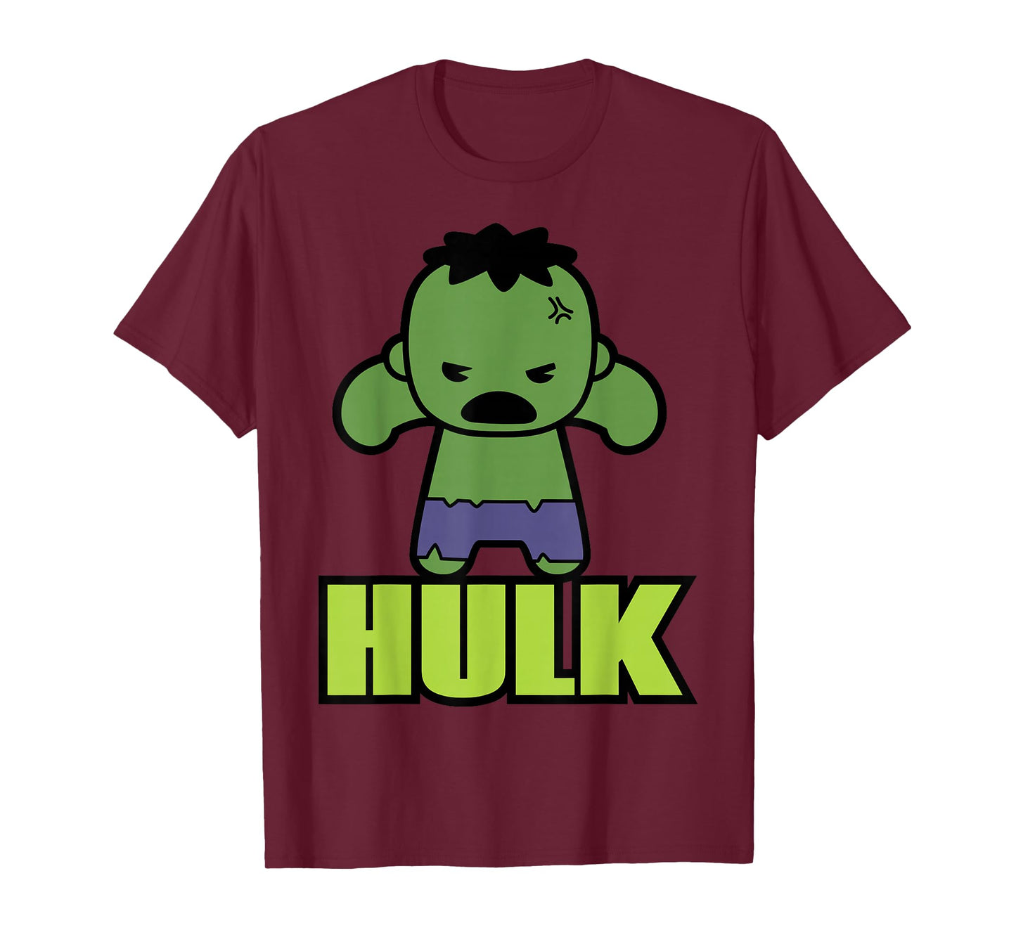 Marvel Avengers Hulk The Incredibly Cute Kawaii Pose T-Shirt