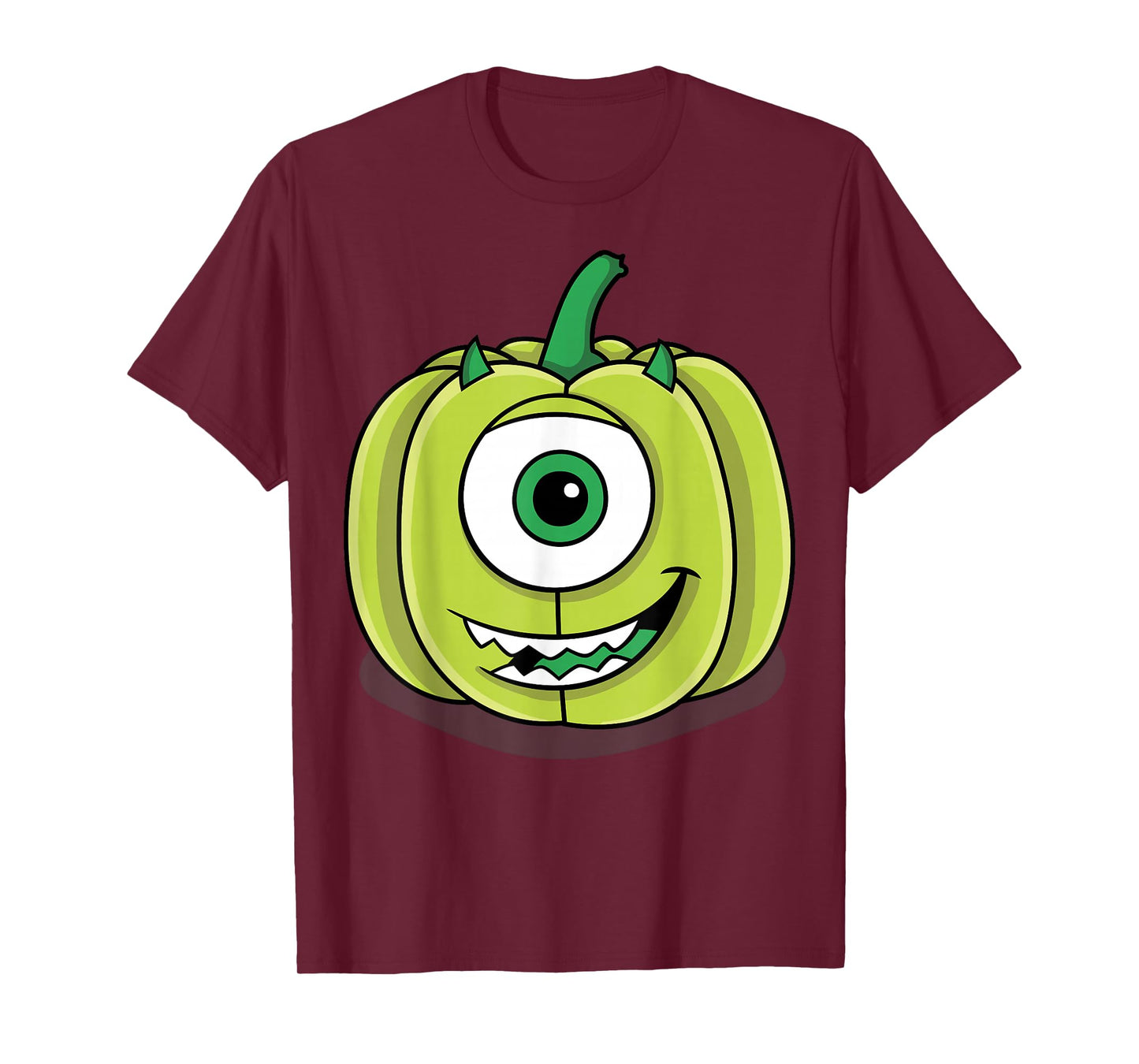 Disney Pixar Monsters Inc. Mike Green Pumpkin Halloween T-Shirt
