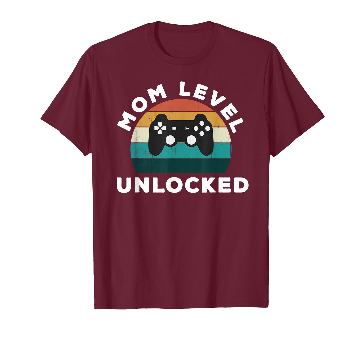 Mom Level Unlocked: Game Lover / Gamer New Baby Mother Mamma T-Shirt