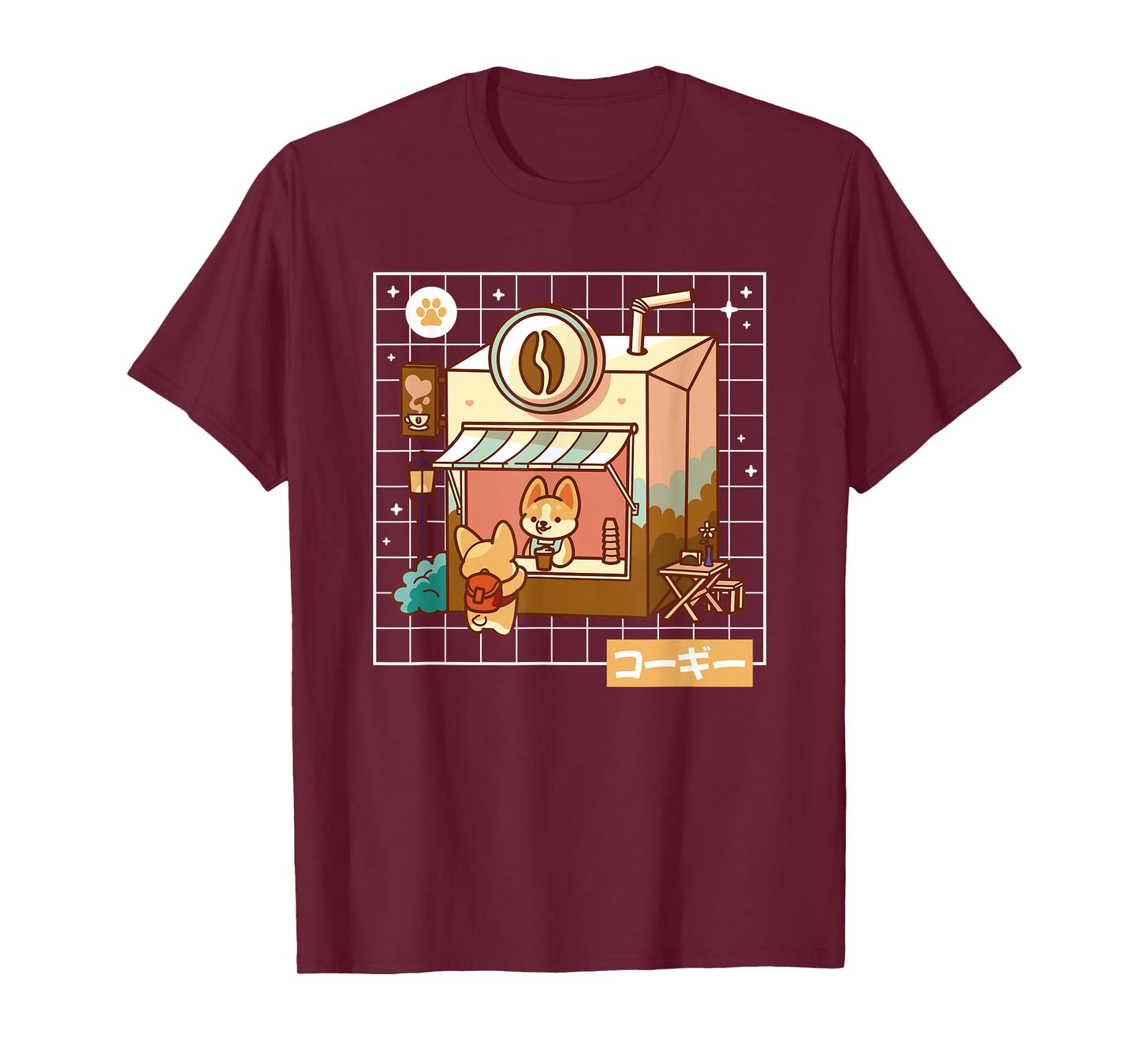 Corgi Dog Lover Kawaii Pembroke Welsh Cute Japanese Anime T-Shirt for Men Women Girls Kids