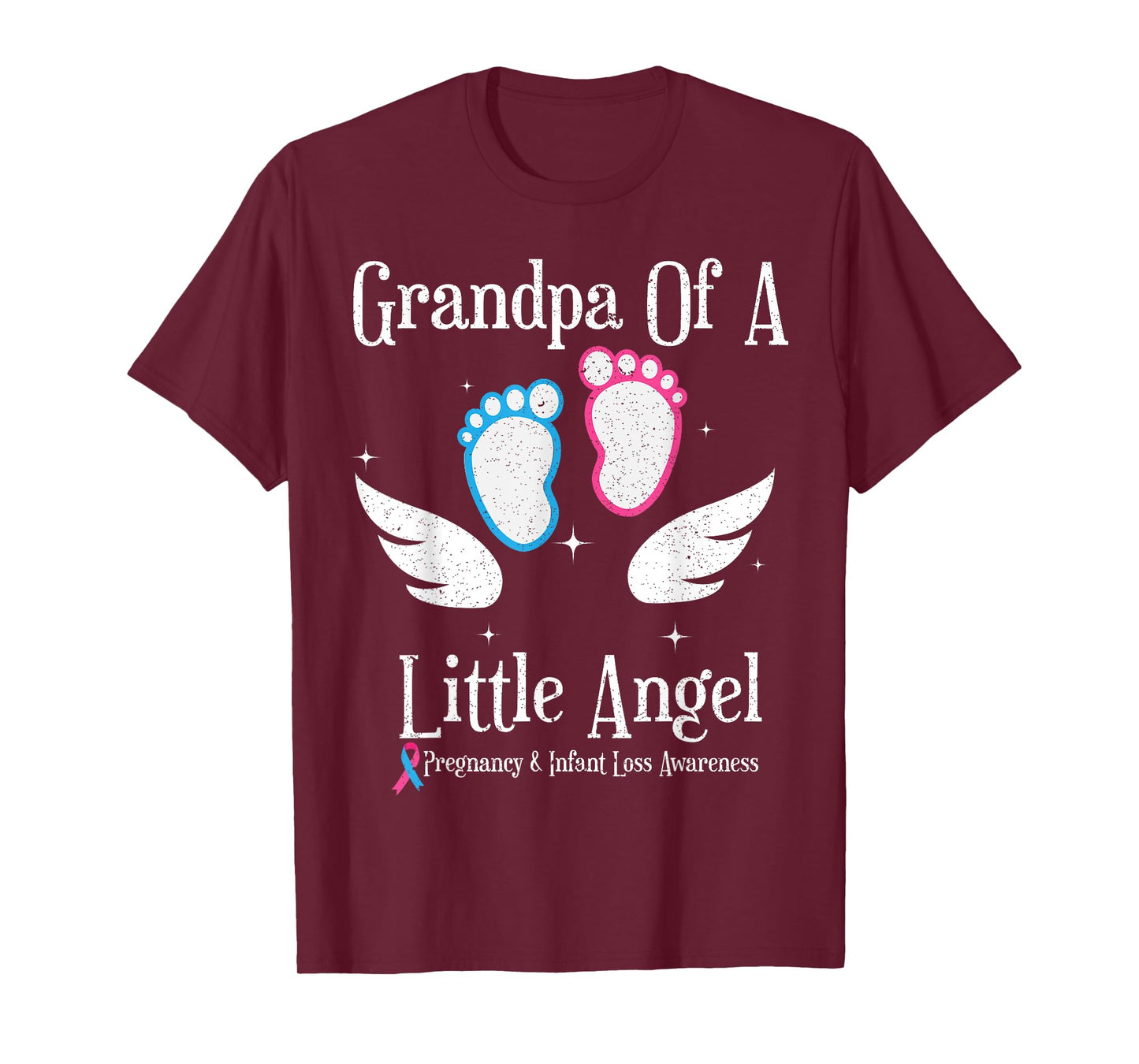 Grandpa Of A Little Angel Pregnancy and Infant Loss t-Shirt T-Shirt