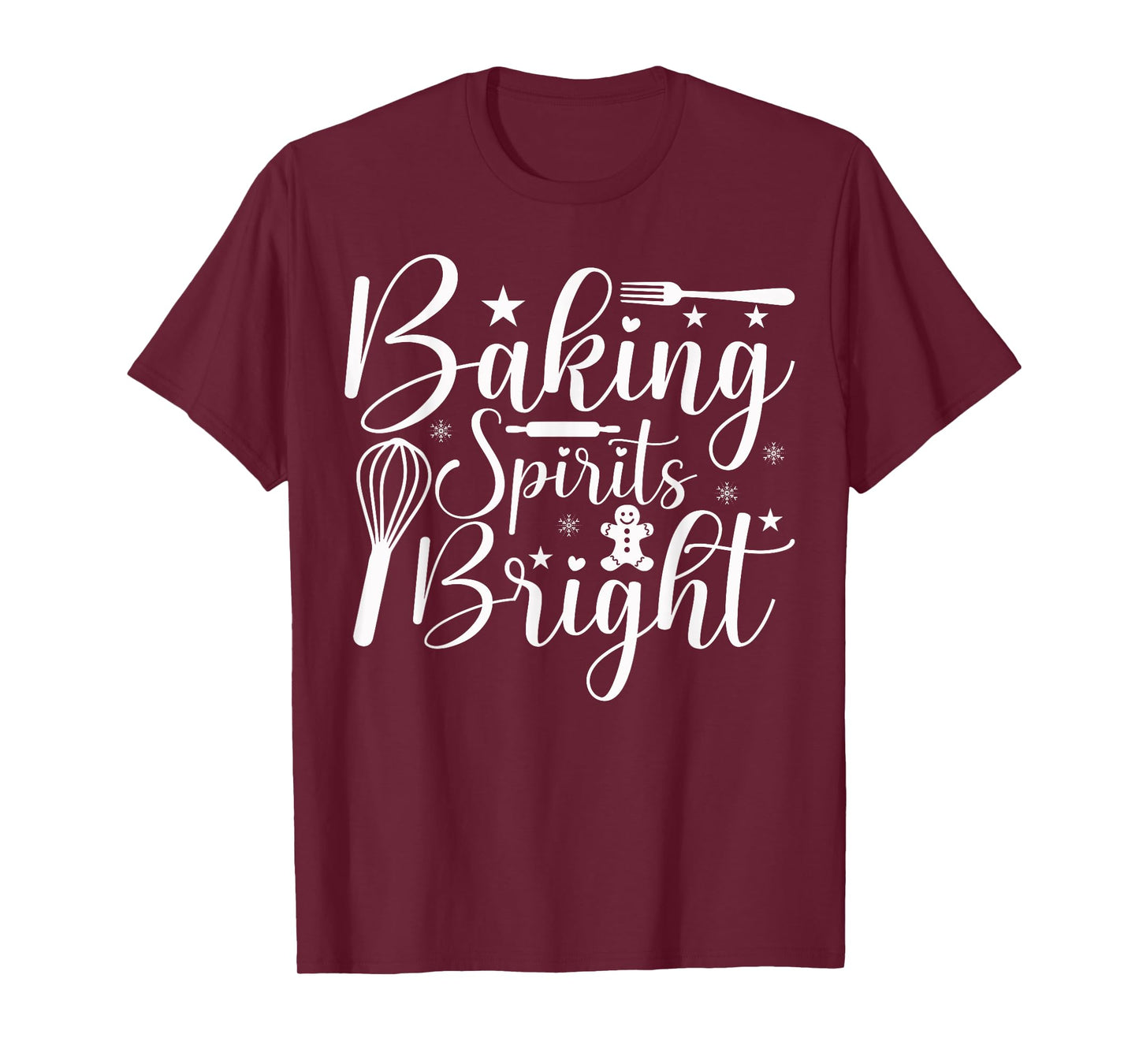 Baking Spirits Bright Christmas T-Shirt