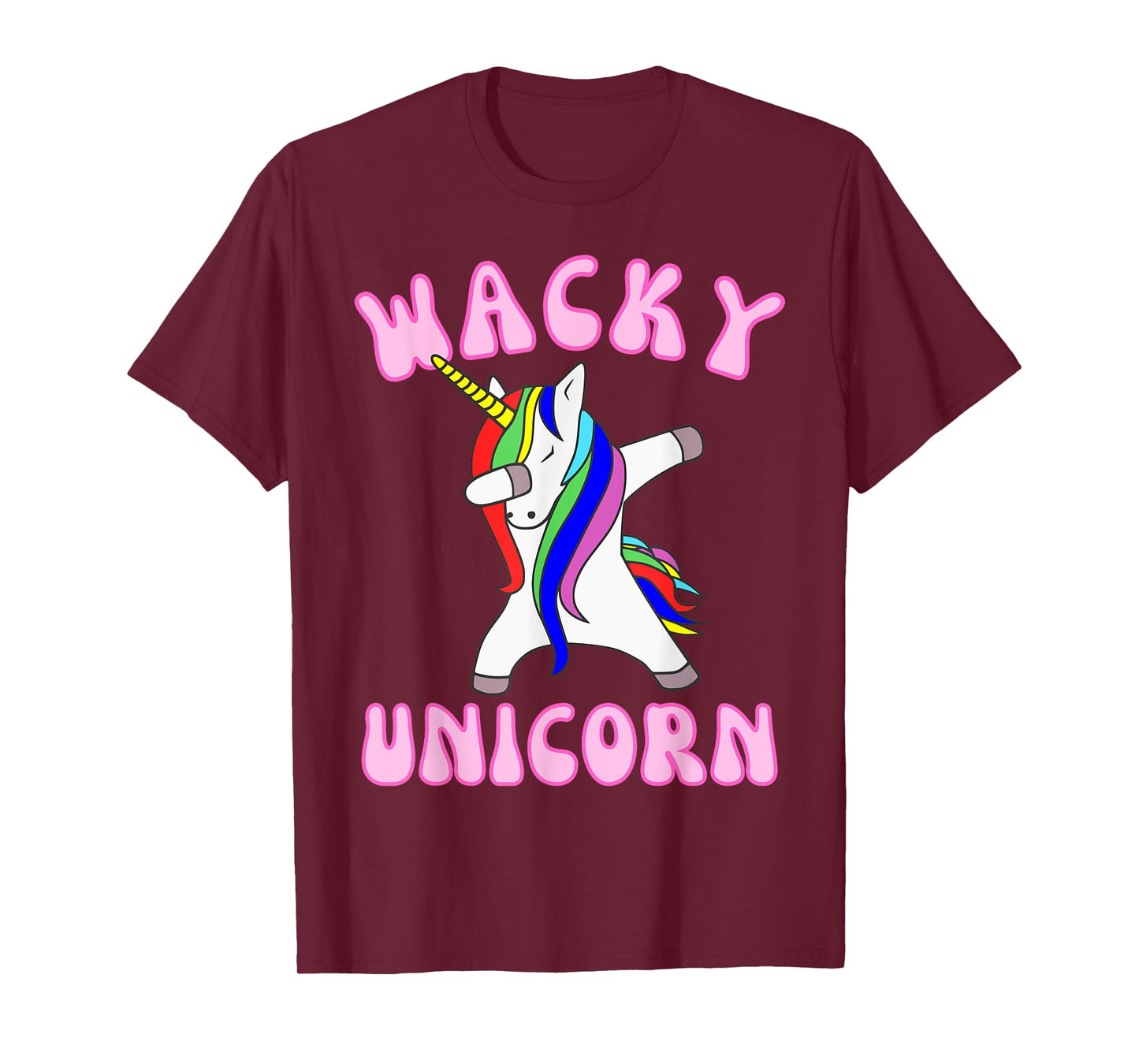 Classic Wacky Unicorn Shirt. Dabbing Funny Unicorn T-Shirt