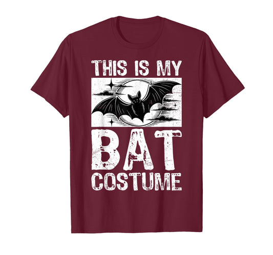 This Is My Bat Costume Ghost Spooky Halloween Men Women T-Shirt