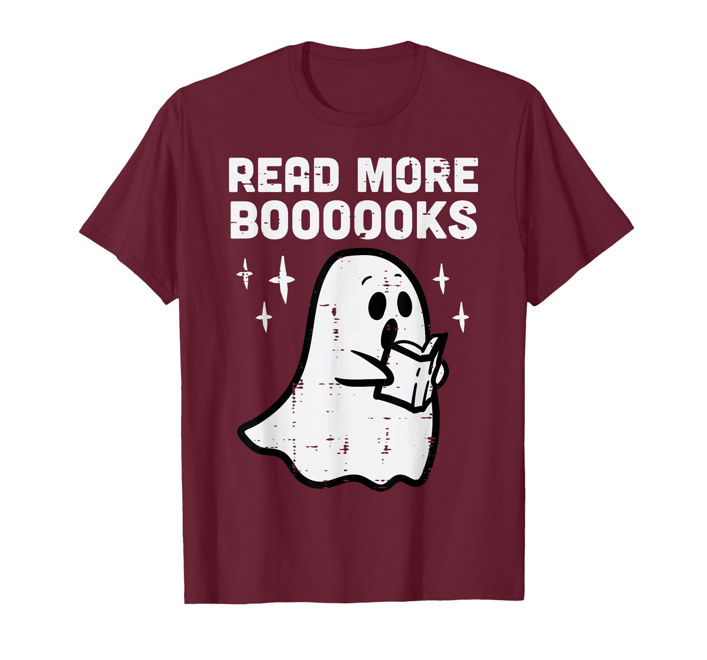 Halloween Ghost Read More Books Funny Costume Men Women Kids T-Shirt