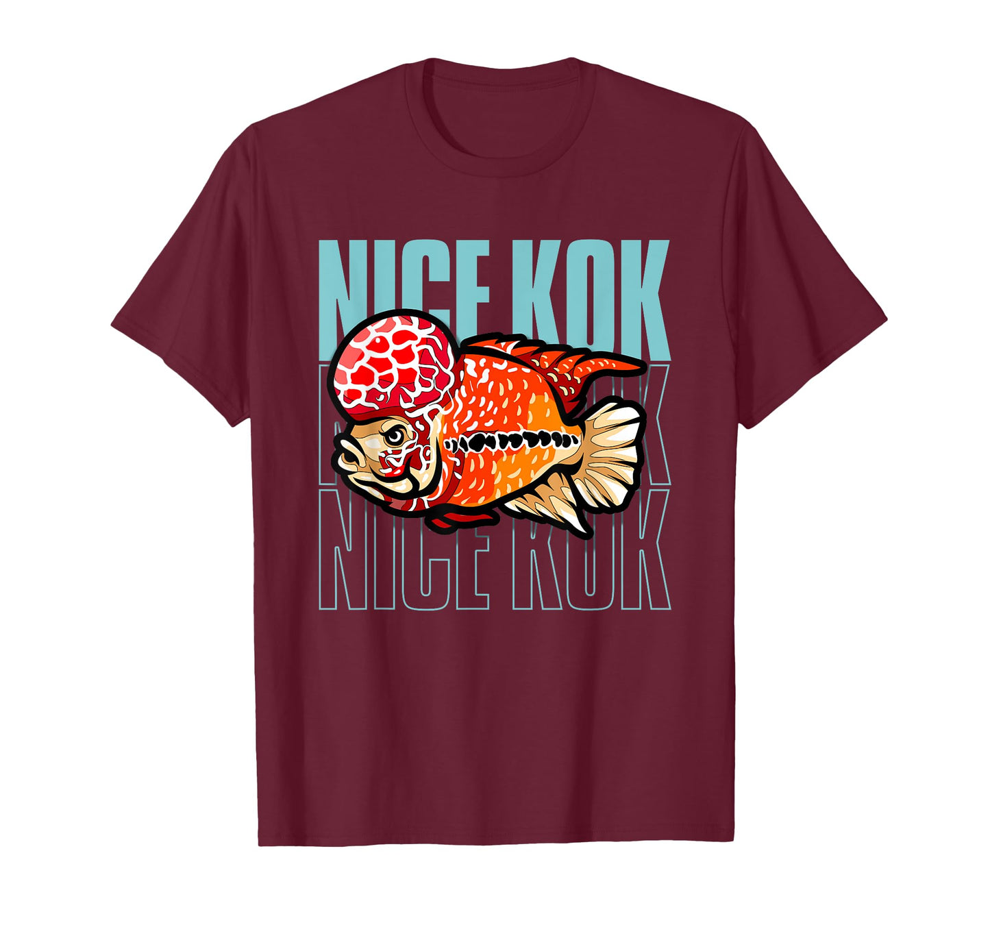 Nice Kok Funny Flowerhorn Cichlid Fish Keeper T-Shirt