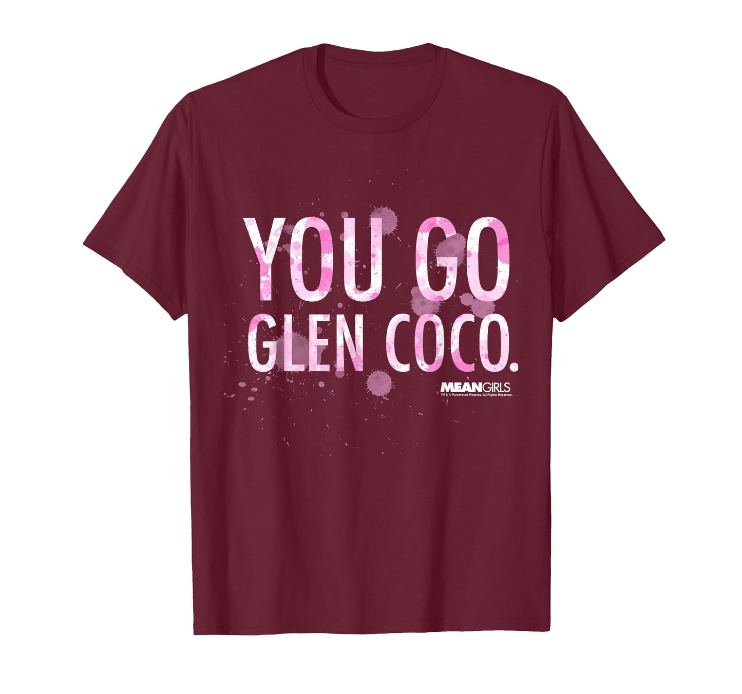 Mean Girls You Go Glen Coco Watercolor Graphic T-Shirt T-Shirt