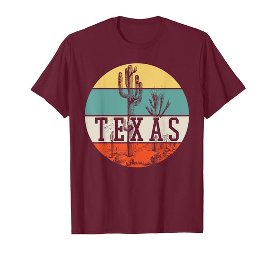 Texas Shirt US Country State T-Shirt Souvenir Retro Tshirt T-Shirt