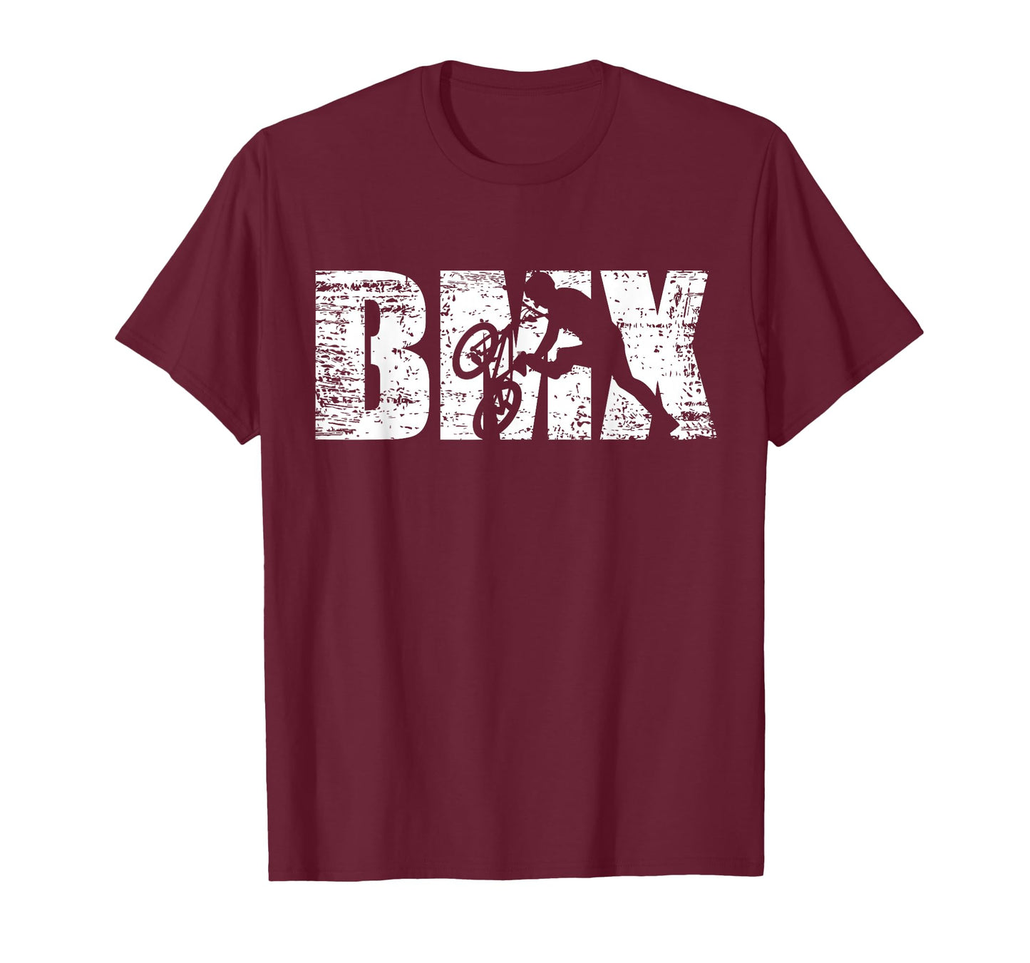 BMX - Distressed Look BMX Rider T-Shirt