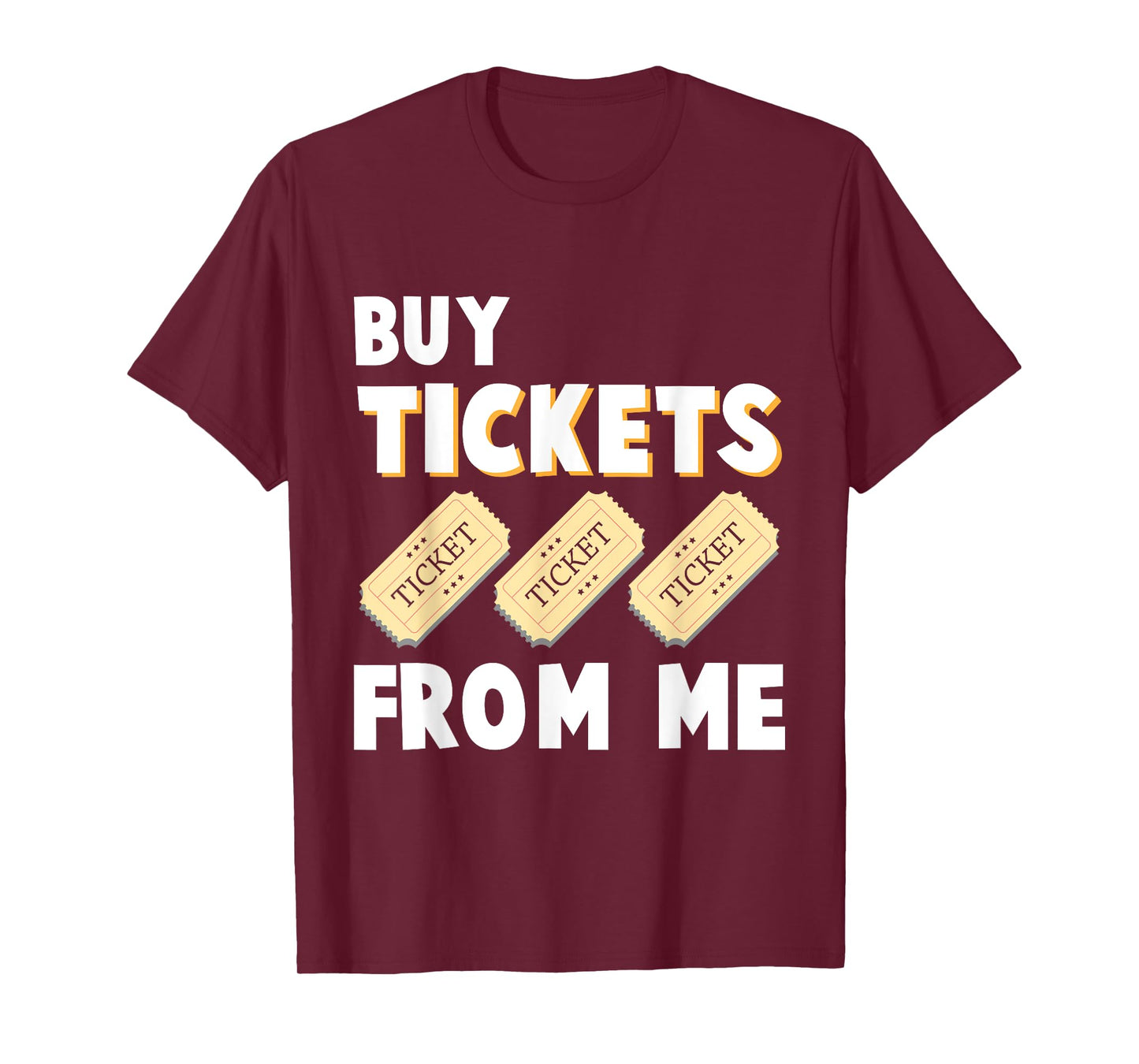 Raffle Tickets Salesman Tombula Event Humor T-Shirt
