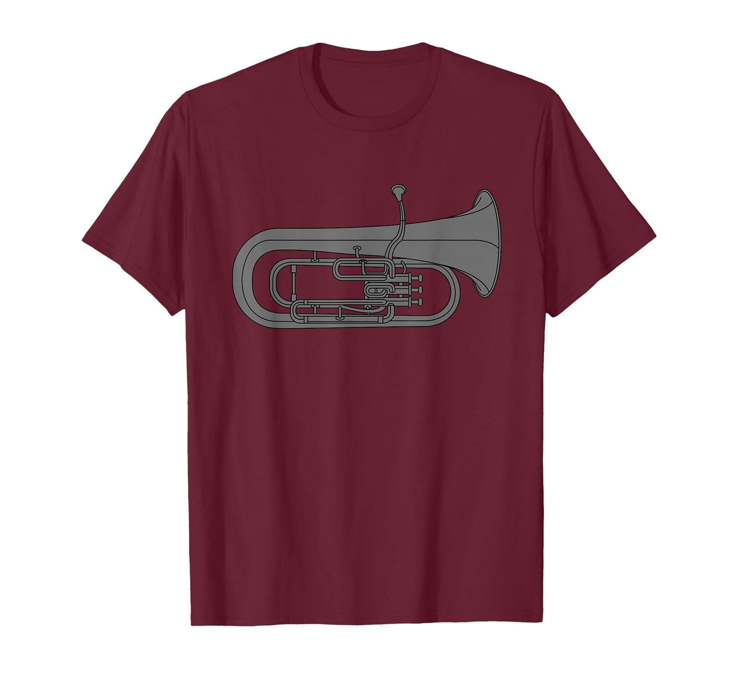 Funny Euphonium Player Marching Band Baritone Tuba Men Gift T-Shirt