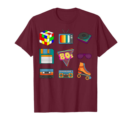 80's Retro Fashion Throwback Culture Disco Music Party Lover Short Sleeve T-Shirt