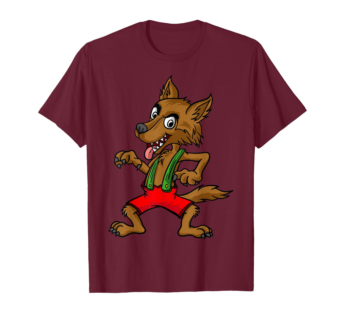Three Pigs Lazy Halloween Costume - Bad Wolf T-Shirt