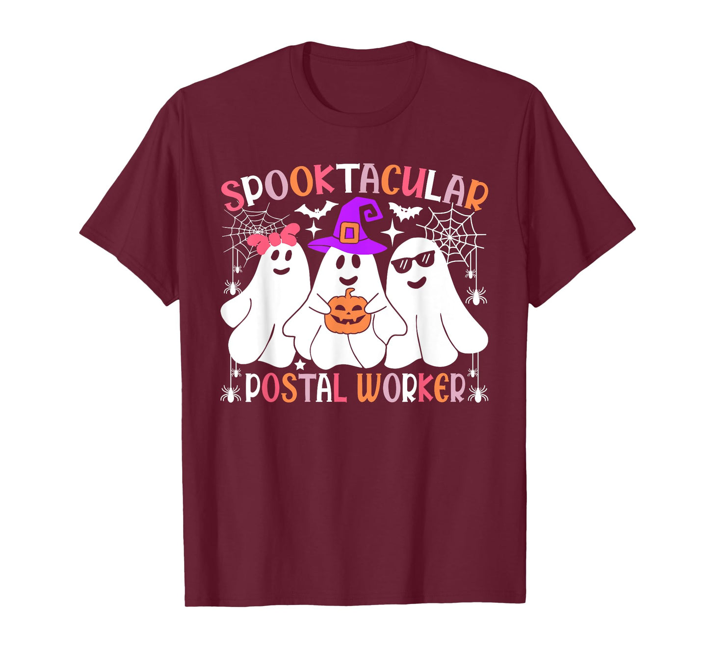Spooktacular Postal Worker Funny Halloween Costume T-Shirt